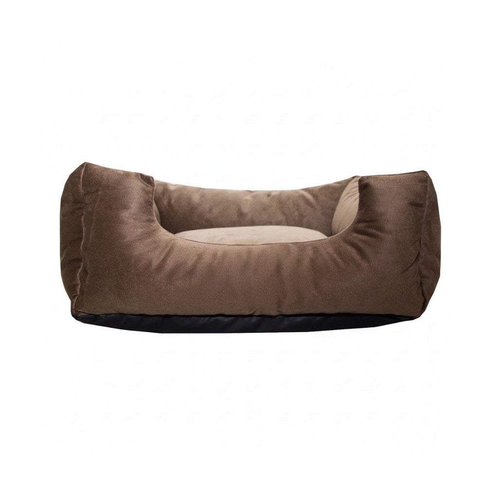 Cama Para Cachorro Quadrada conforto Marrom Liso Drop