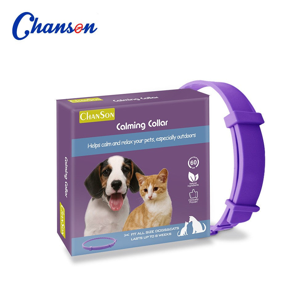 Coleira calmante para animais de estimação, para gatos, cães, ajustável, ansieda