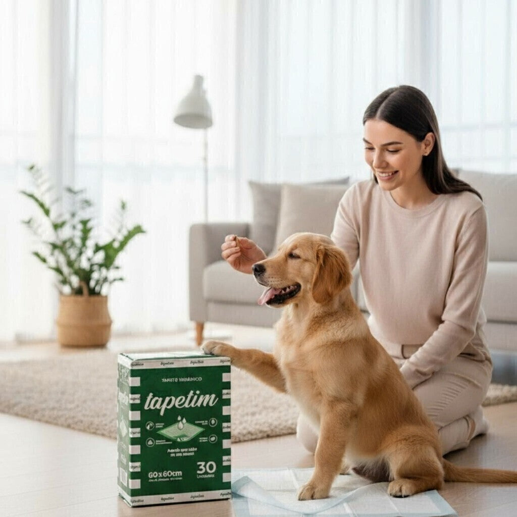 Tapete Higiênico para Cachorro Econômico 60x60cm c/30un