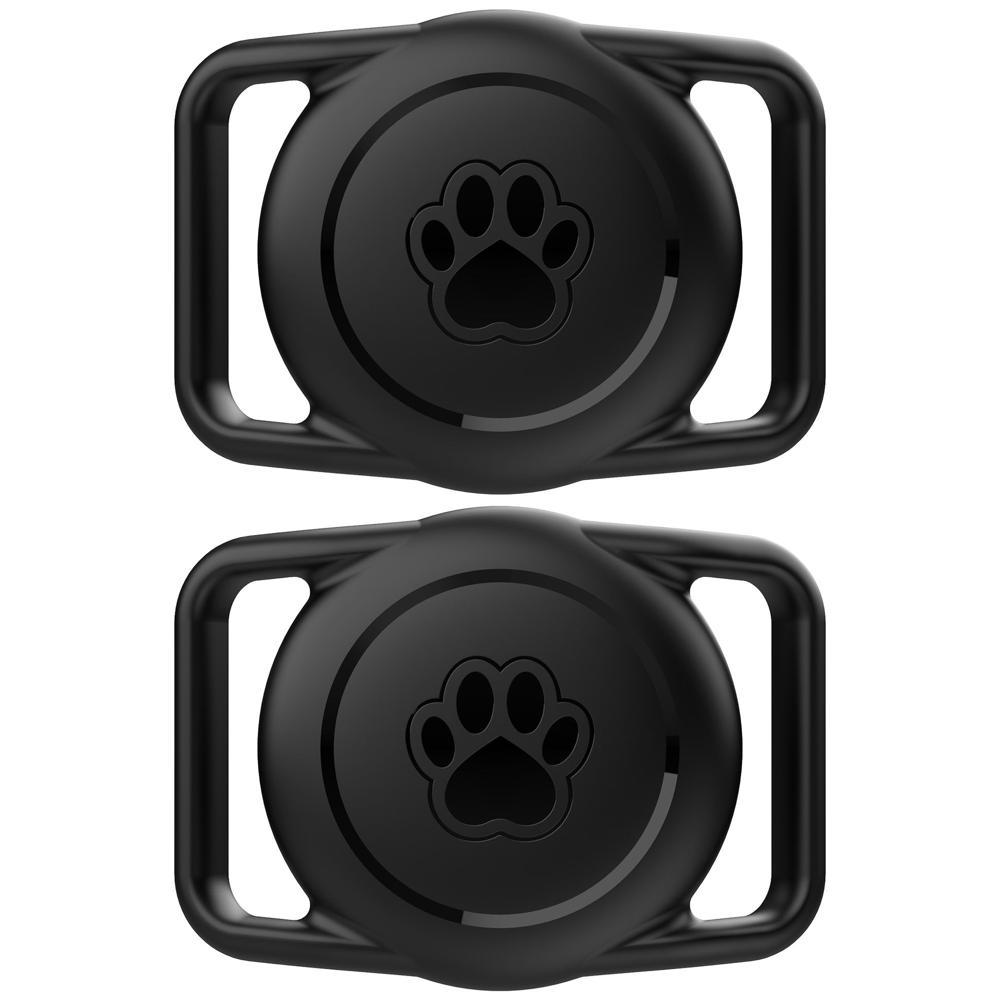 2 pacotes airtag coleira  silicone à prova d'agua