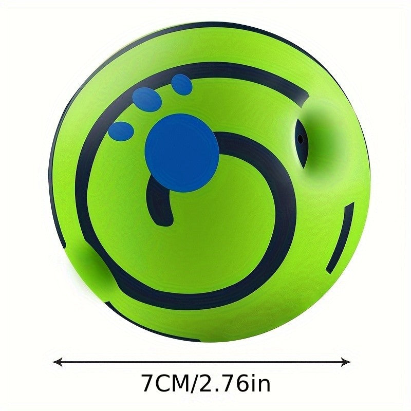 Bola oscilante Squeaky Giggle – Brinquedo de mastigar durável e interativo