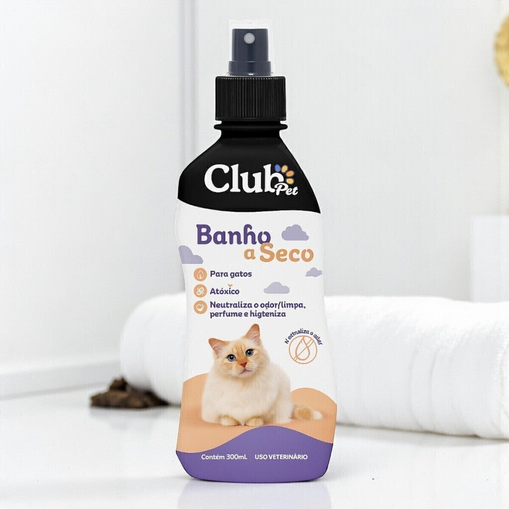 Banho a Seco Para Gatos
