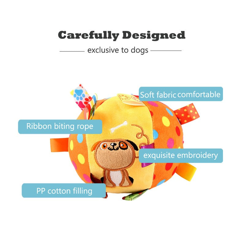 Bola interativa com alças de náilon