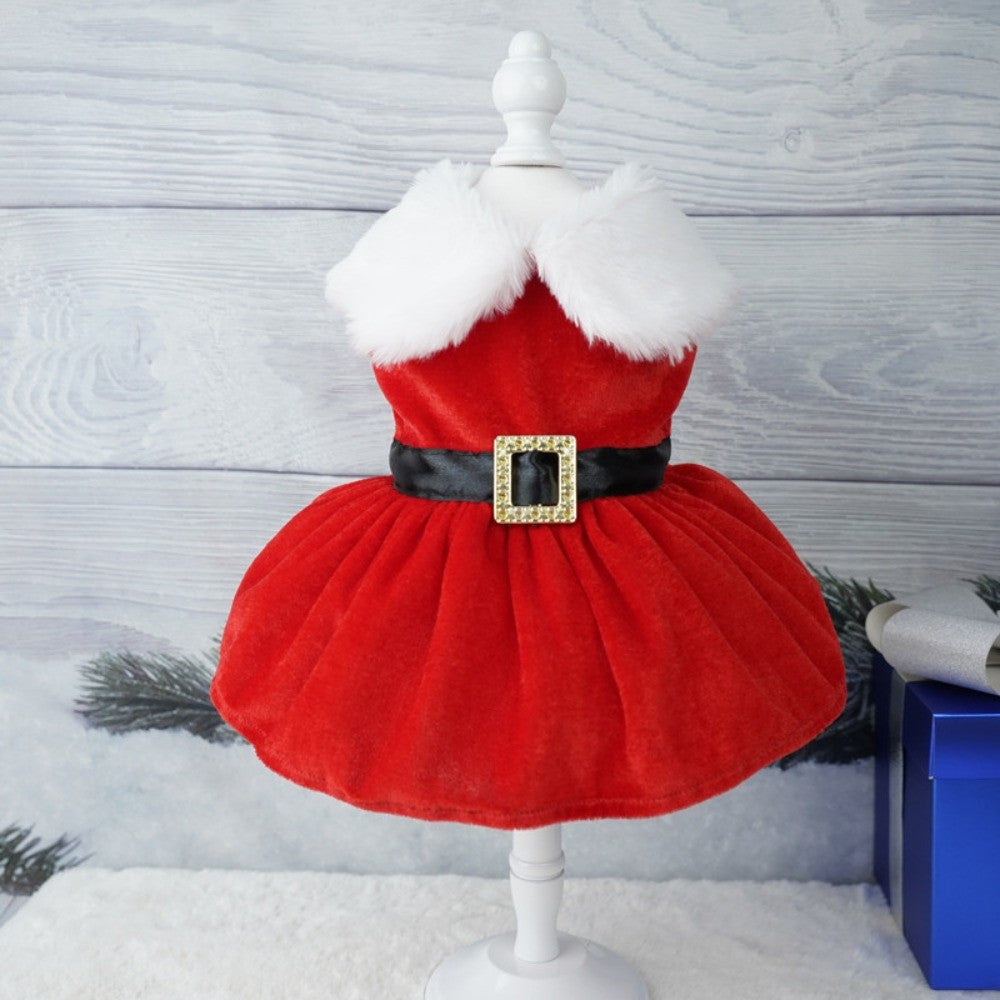 Vestido de natal para pets
