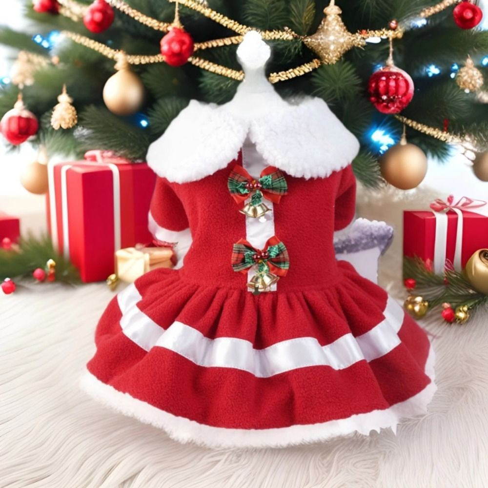 Vestido de natal para pets