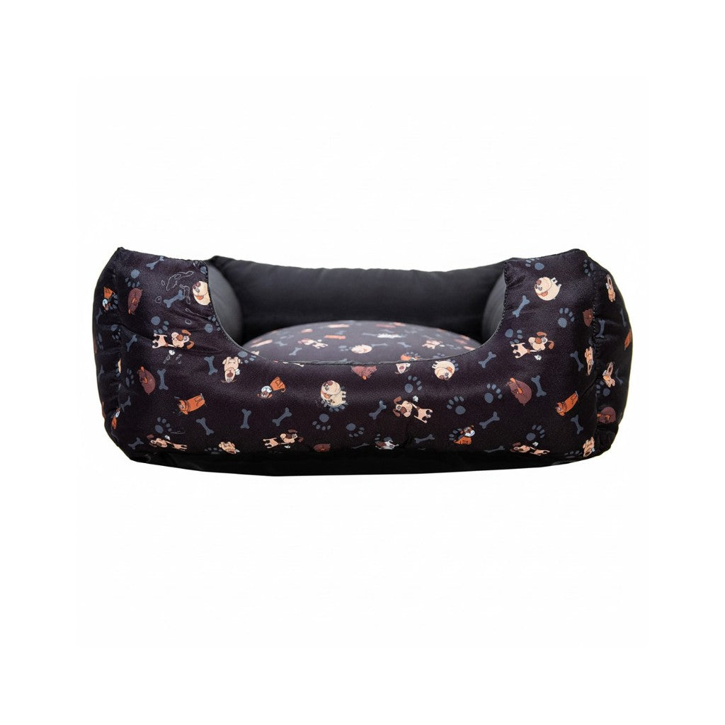 Cama Para Cachorro Quadrada conforto Preto Cachorro Drop