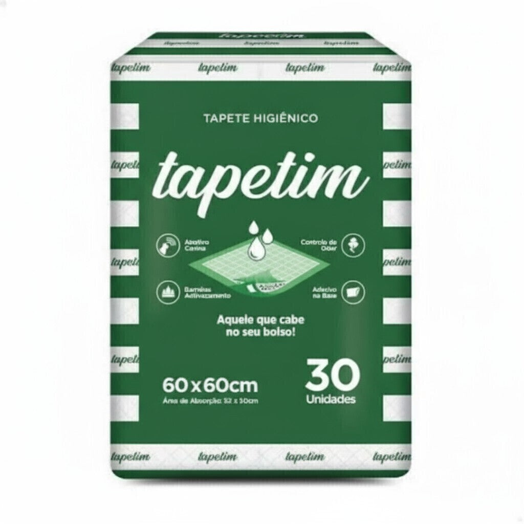 Tapete Higiênico para Cachorro Econômico 60x60cm c/30un