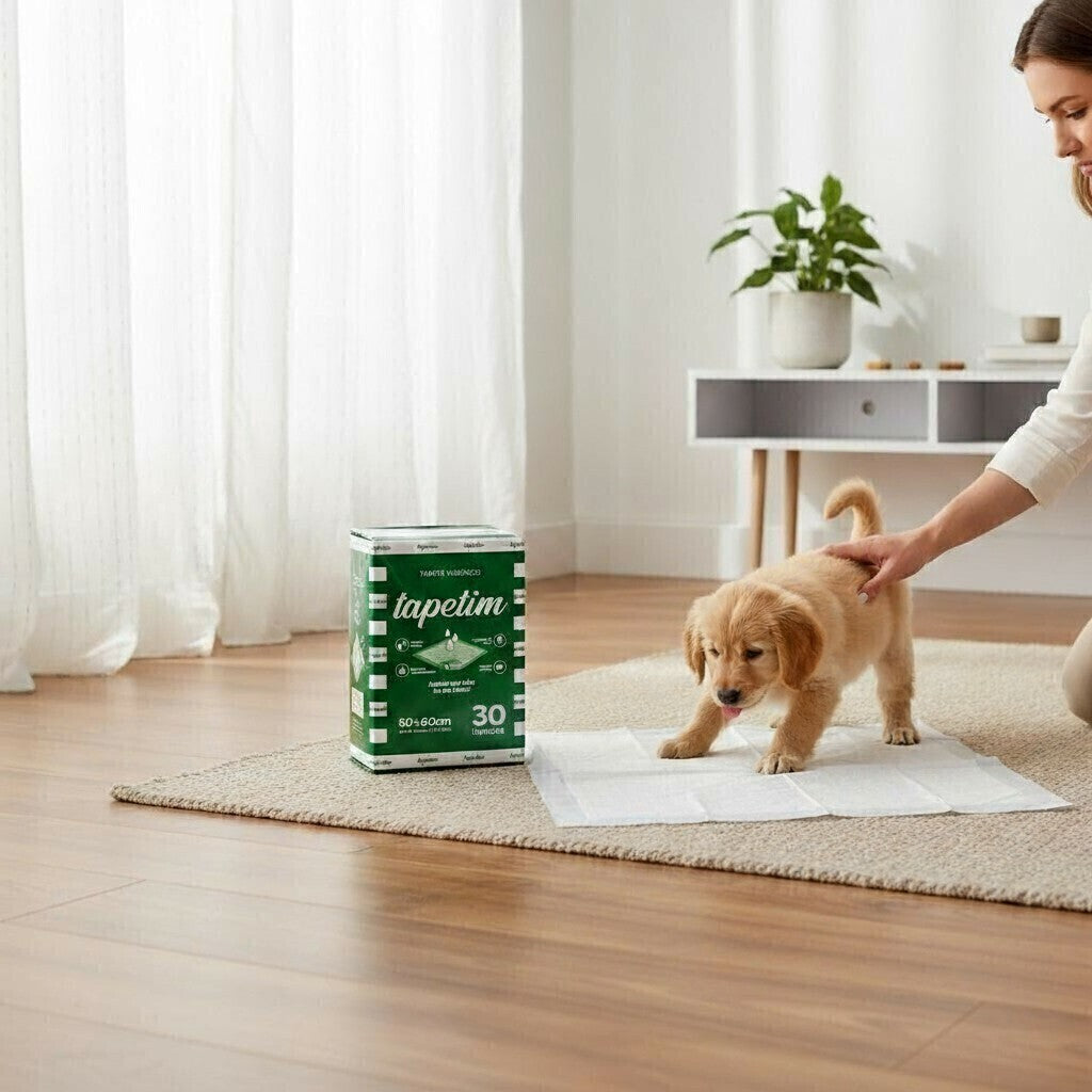 Tapete Higiênico para Cachorro Econômico 60x60cm c/30un