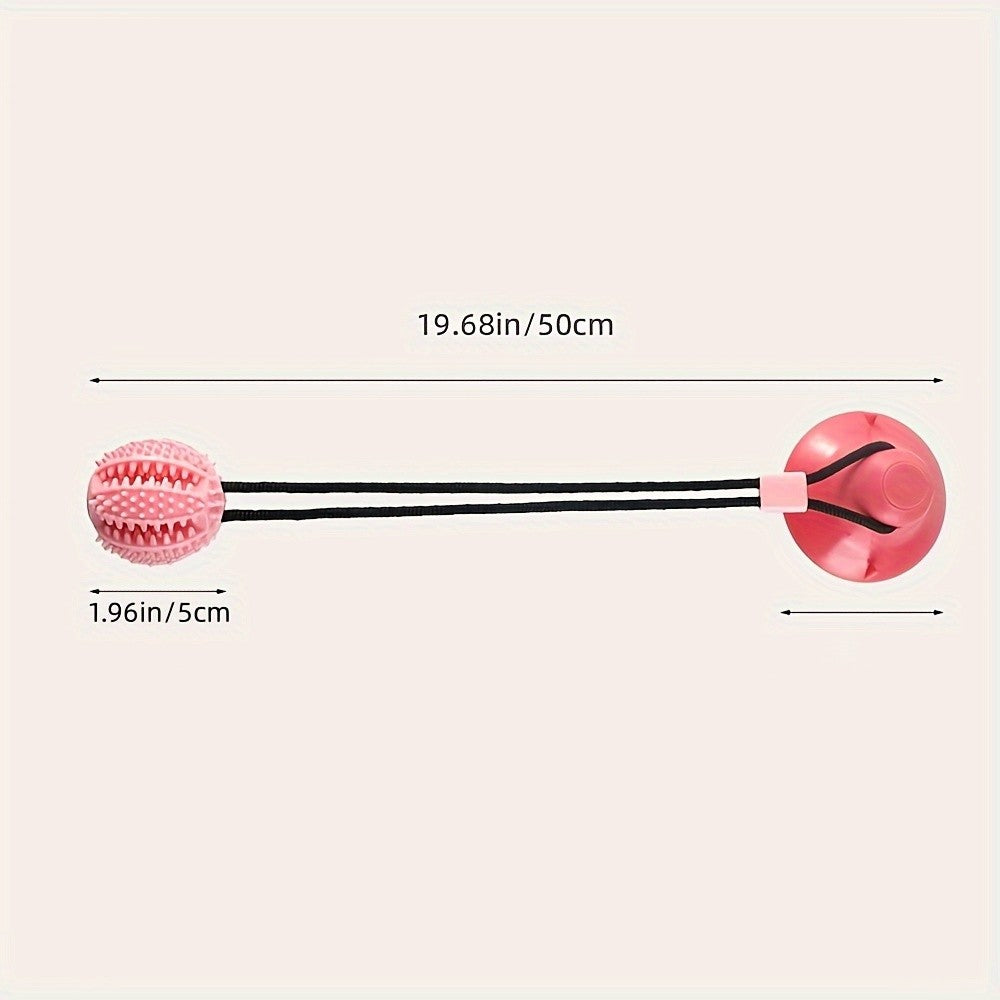 Brinquedo interativo elástico com som  e colocação de alimento