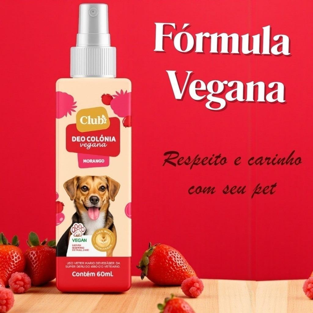 Kit Shampoo, Condicionador e Perfume Vegano Morango
