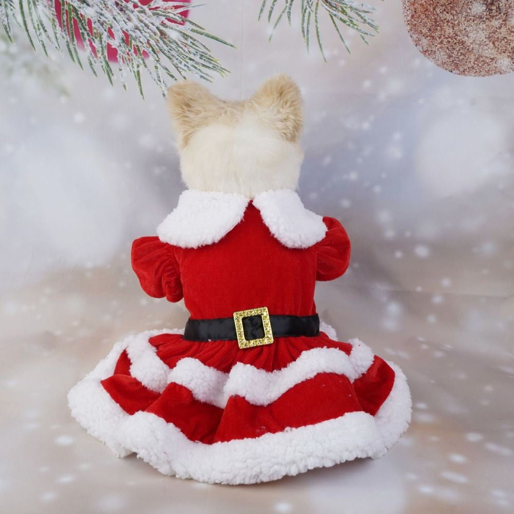 Vestido de natal para pets