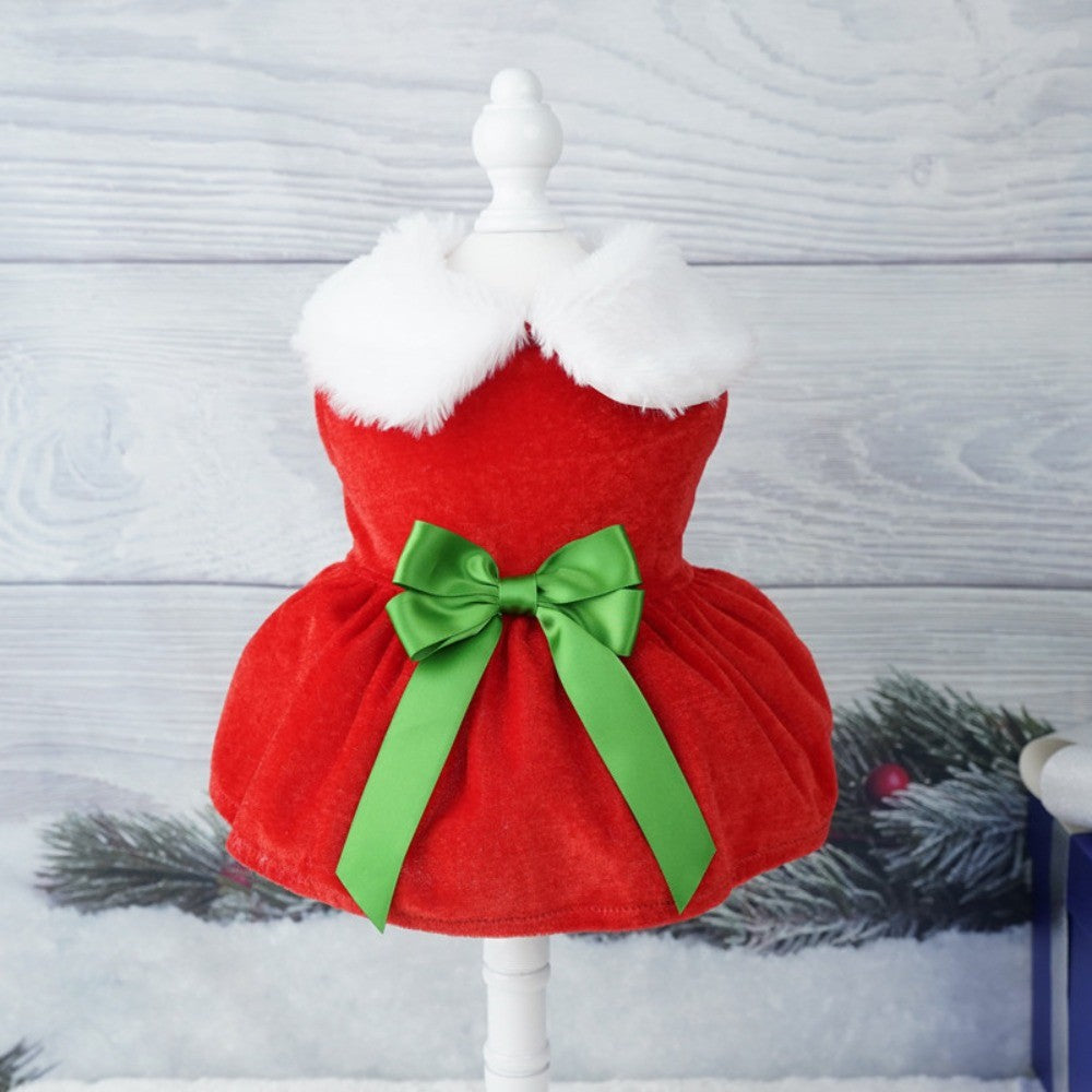 Vestido de natal para pets