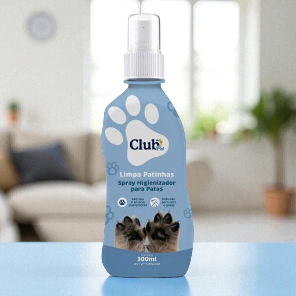 Higienizador Limpa Patas para Cachorro e Gato Spray 200ml