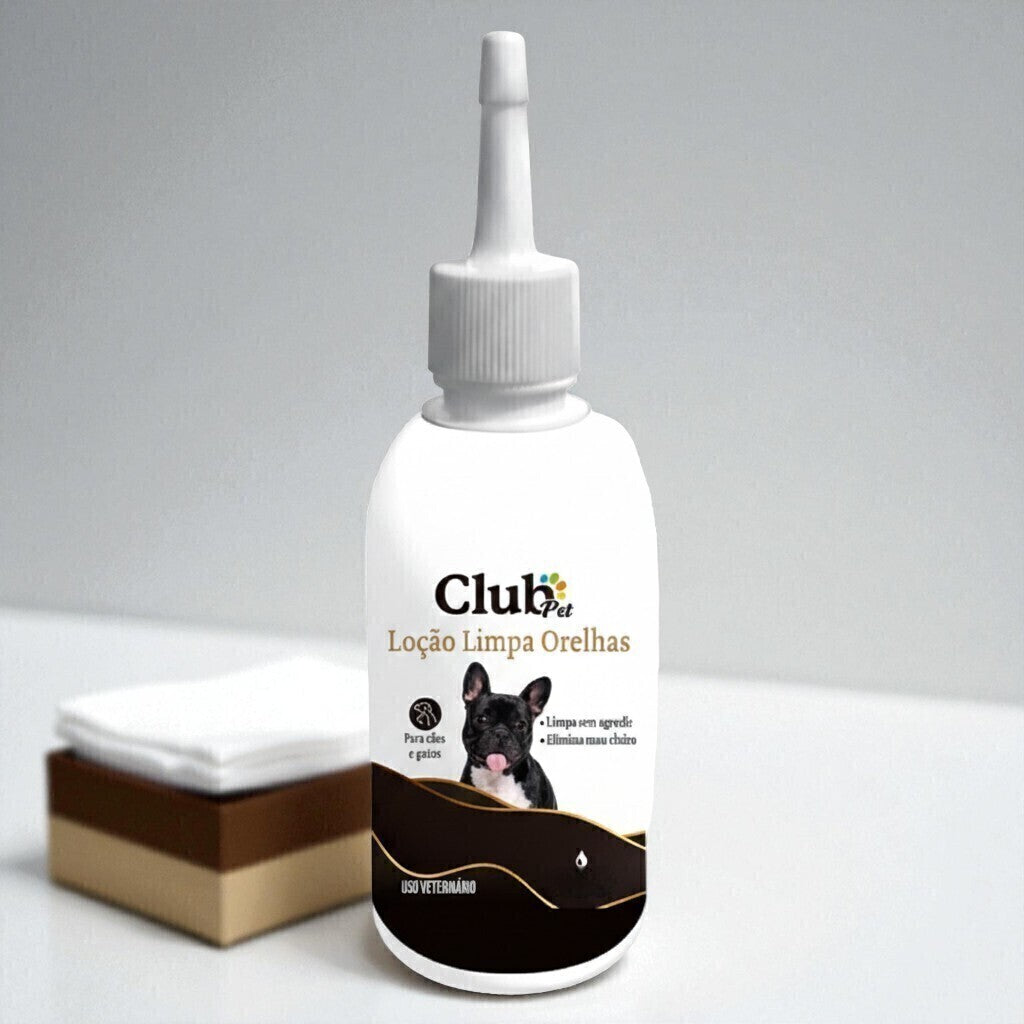 Limpador de Ouvido e Orelhas para Cães e Gatos 100ml
