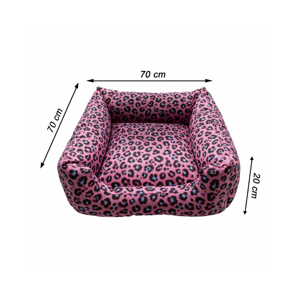 Cama Para Cachorro Quadrada impermeavel Oncinha Drop