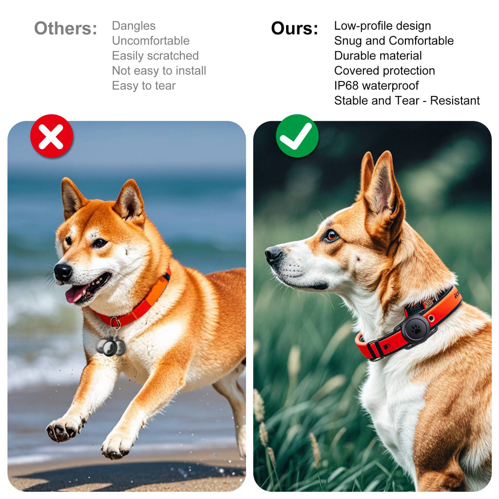 2 pacotes airtag coleira  silicone à prova d'agua