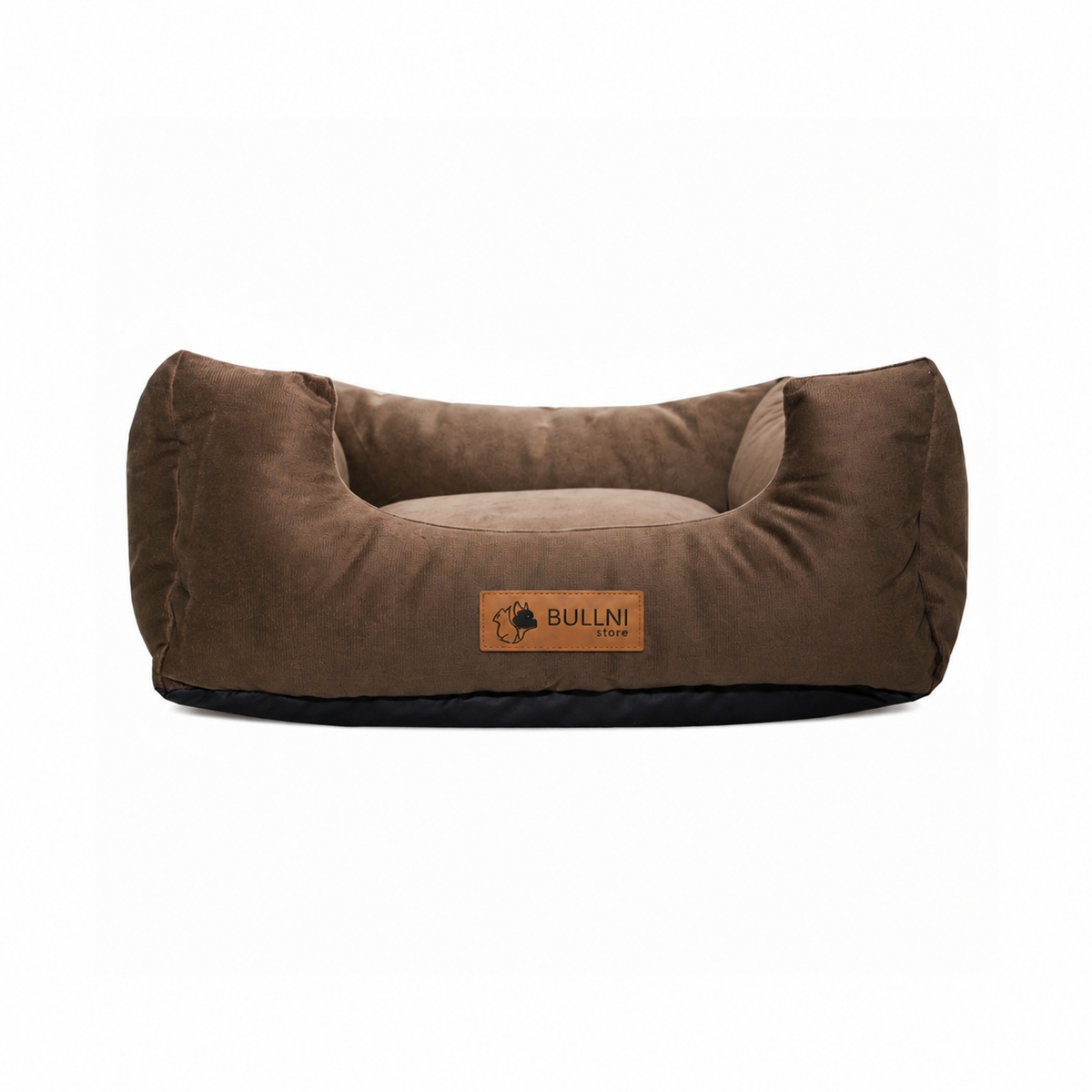 Cama Para Pets - Quadrada Marrom Liso Bullni Store