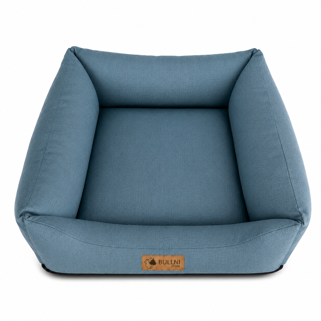 Cama Para Pets - Quadrada Azul Bullni Store