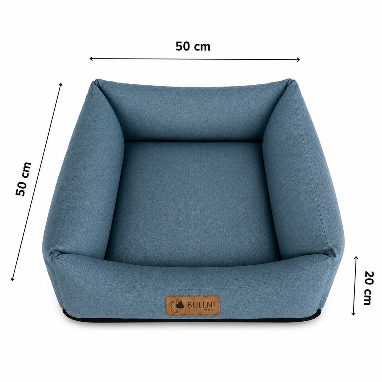 Cama Para Pets - Quadrada Azul Bullni Store