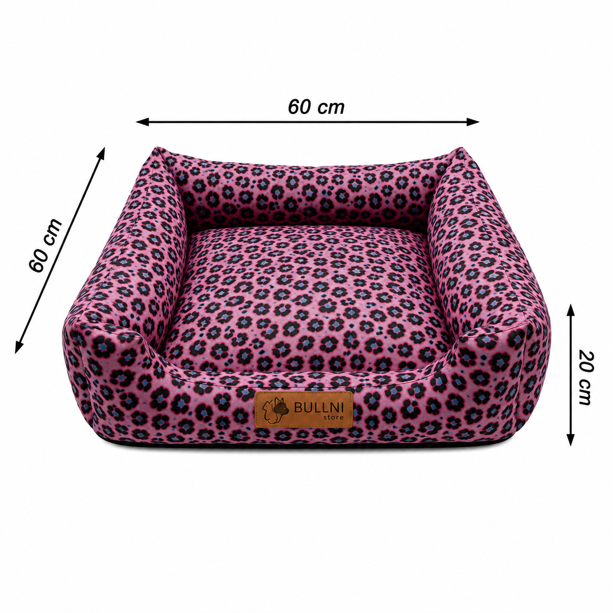 Cama Para Pets - Quadrada Estampada impermeável Bullni Store