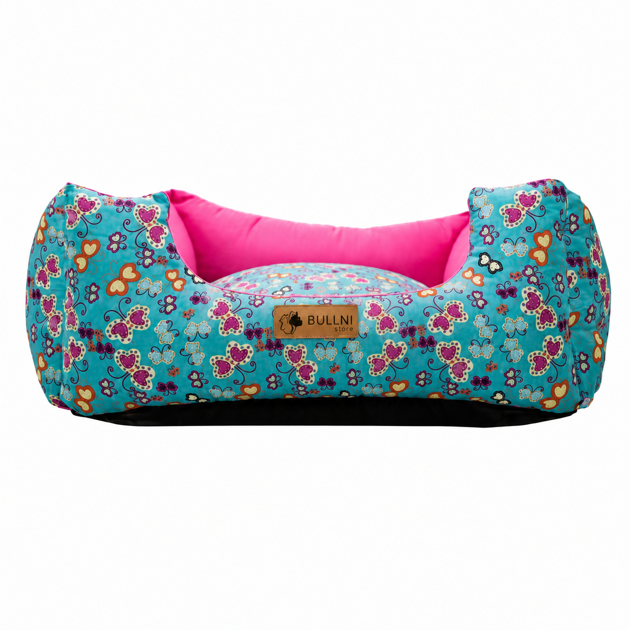 Cama Para Pets - Quadrada Rosa Borboleta Bullni Store