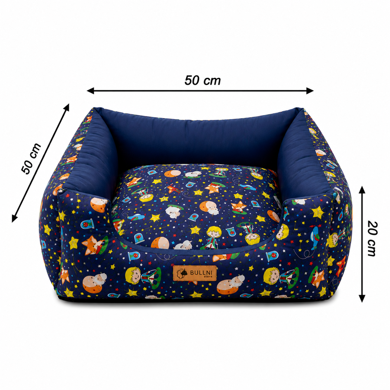 Cama Para Pets - Quadrada Estampa de Príncipe Bullni Store