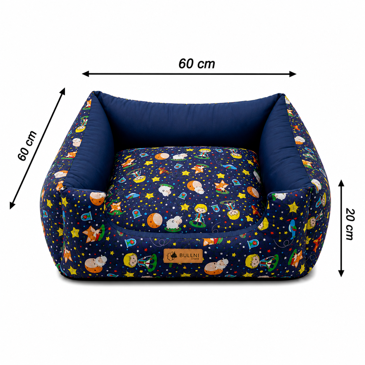 Cama Para Pets - Quadrada Estampa de Príncipe Bullni Store