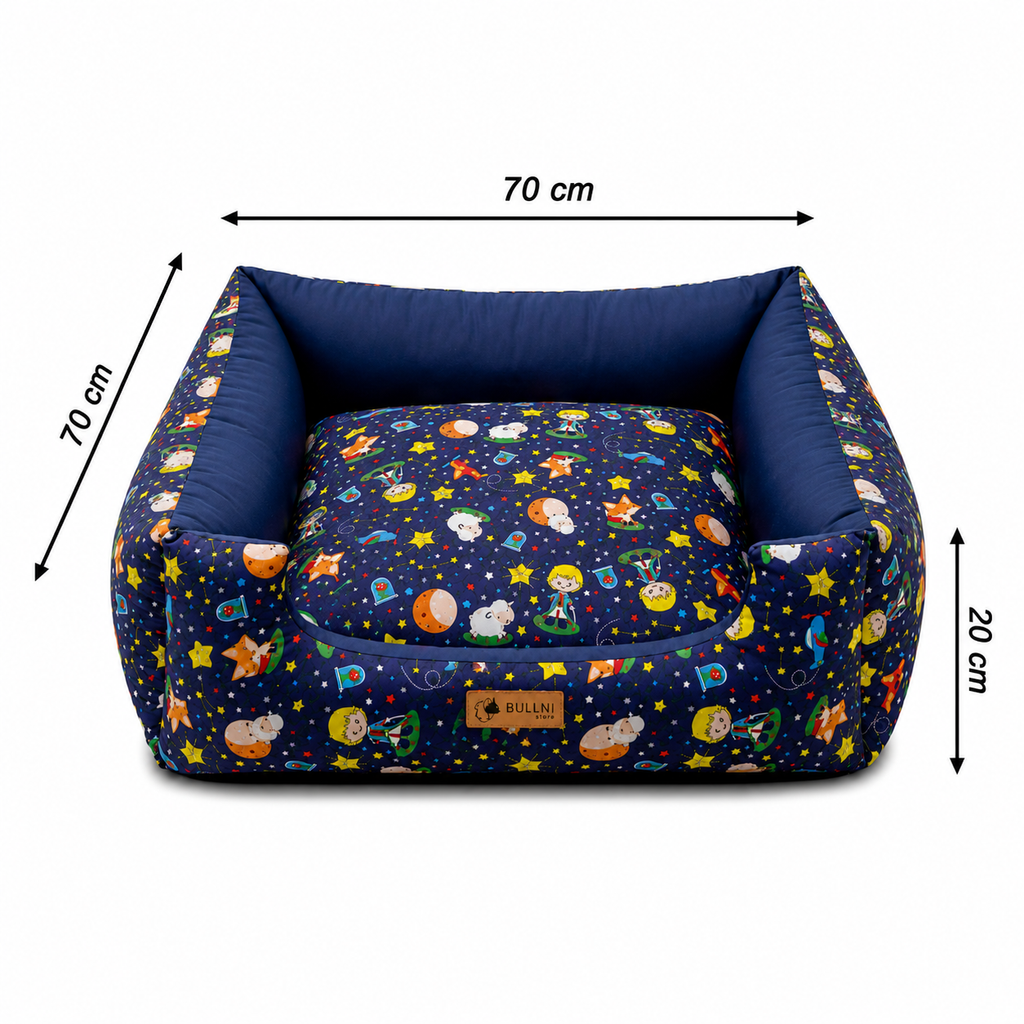 Cama Para Pets - Quadrada Estampa de Príncipe Bullni Store