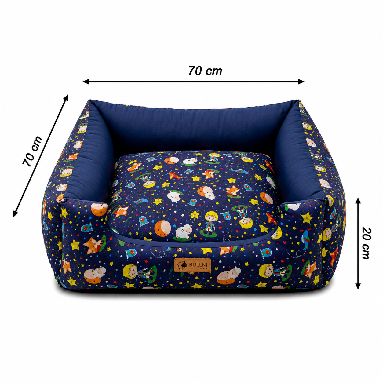 Cama Para Pets - Quadrada Estampa de Príncipe Bullni Store