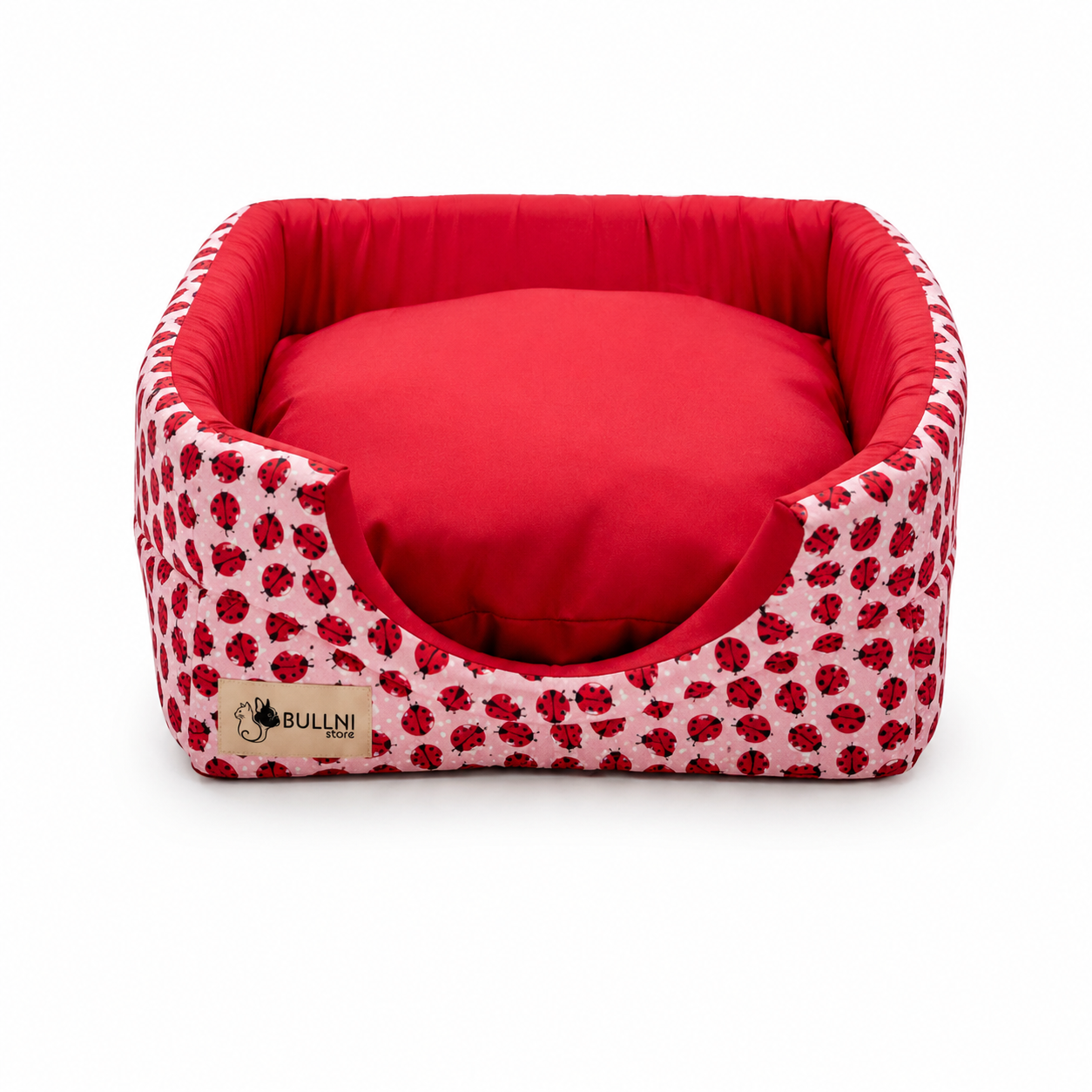 Toca Iglu Pet Vermelho Joaninha Bullni Store
