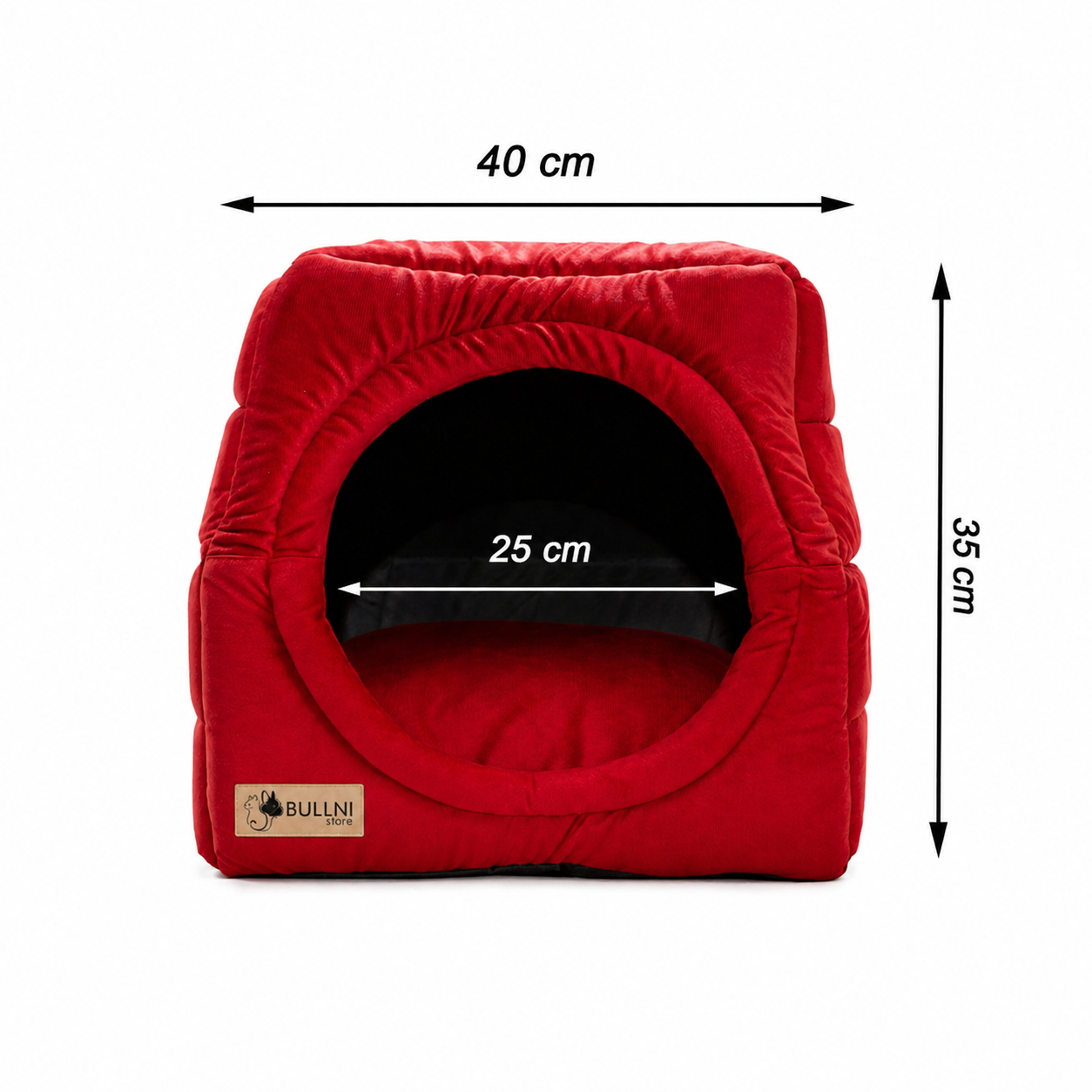 Toca Iglu Pet vermelho Bullni Store