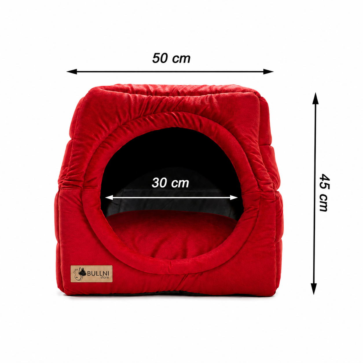 Toca Iglu Pet vermelho Bullni Store
