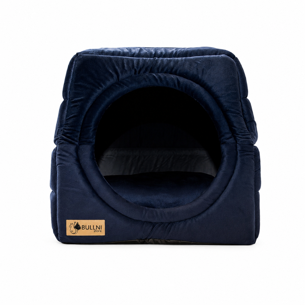 Toca Iglu Pet Azul Marinho Bullni Store