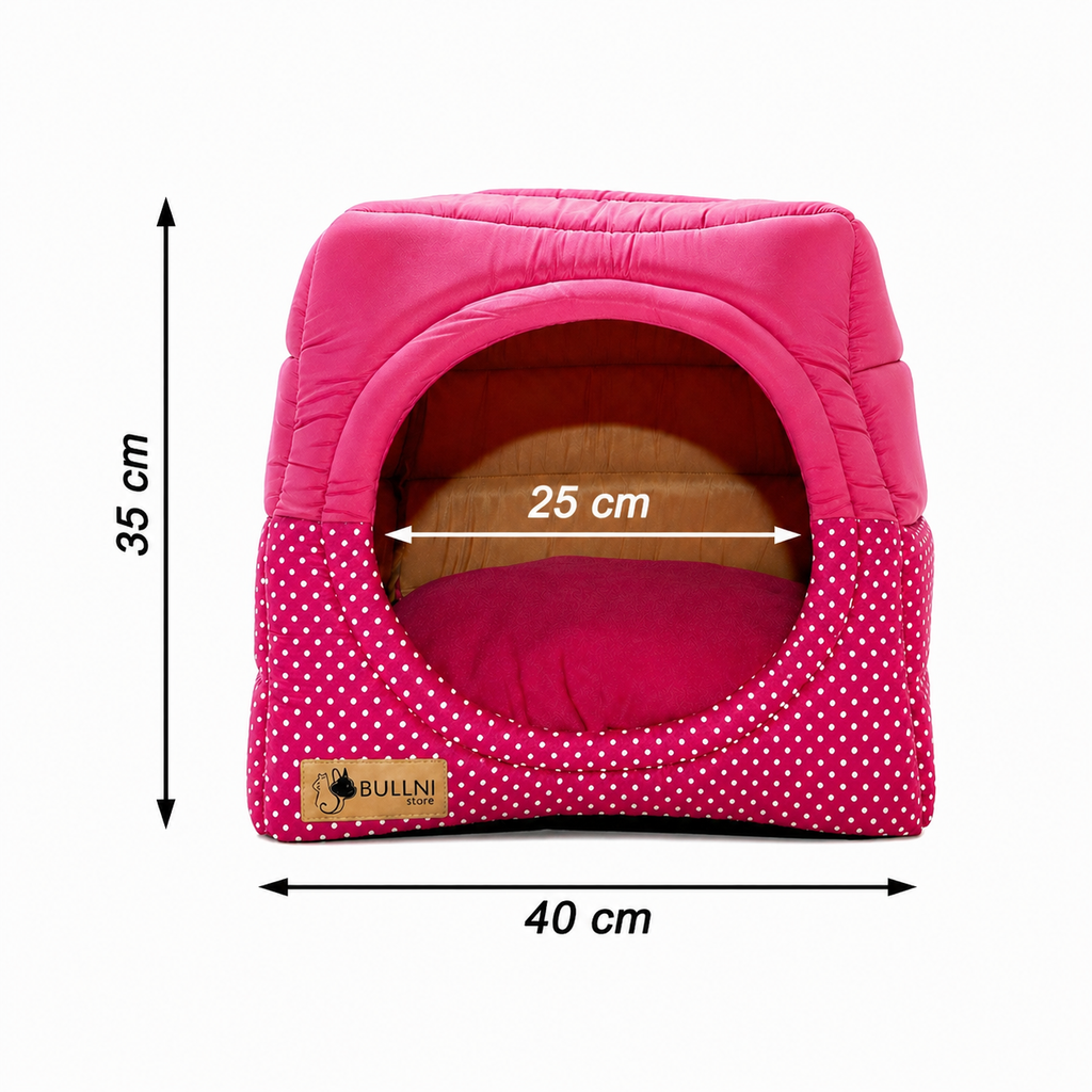 Toca Iglu Pet Rosa Poa Bullni Store