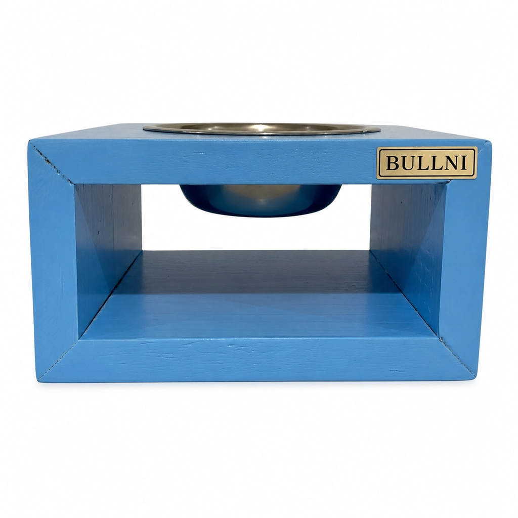 Comedouro Individual de madeira Bullni Store