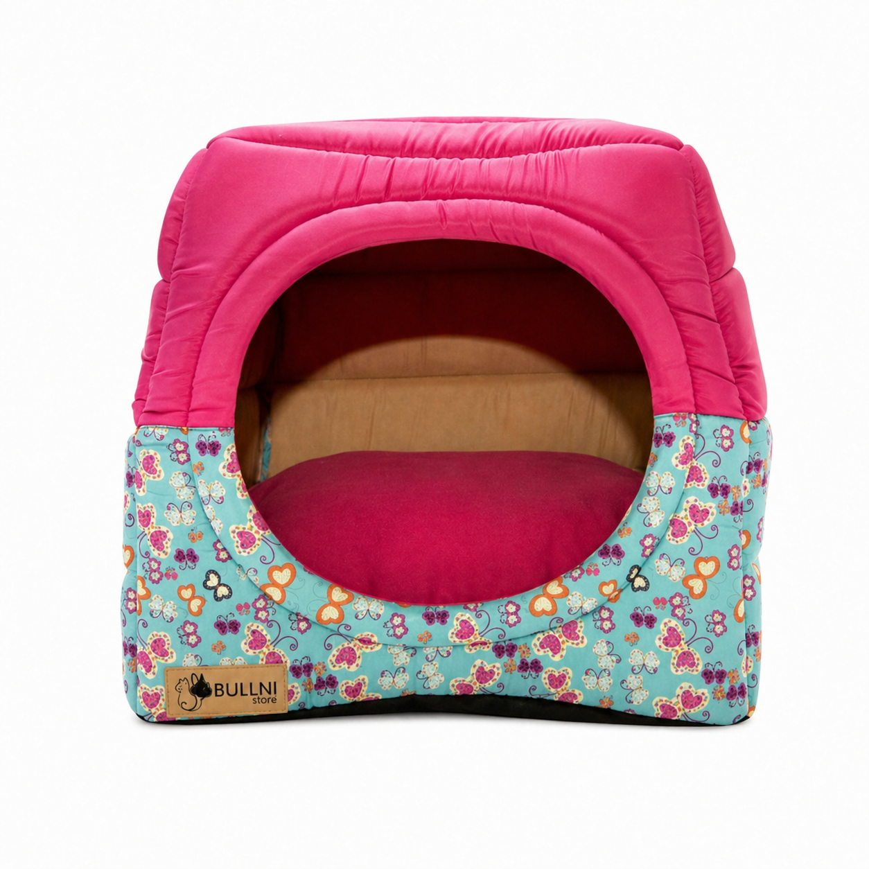 Toca Iglu  Cães e Gatos Rosa Borboleta Bullni Store