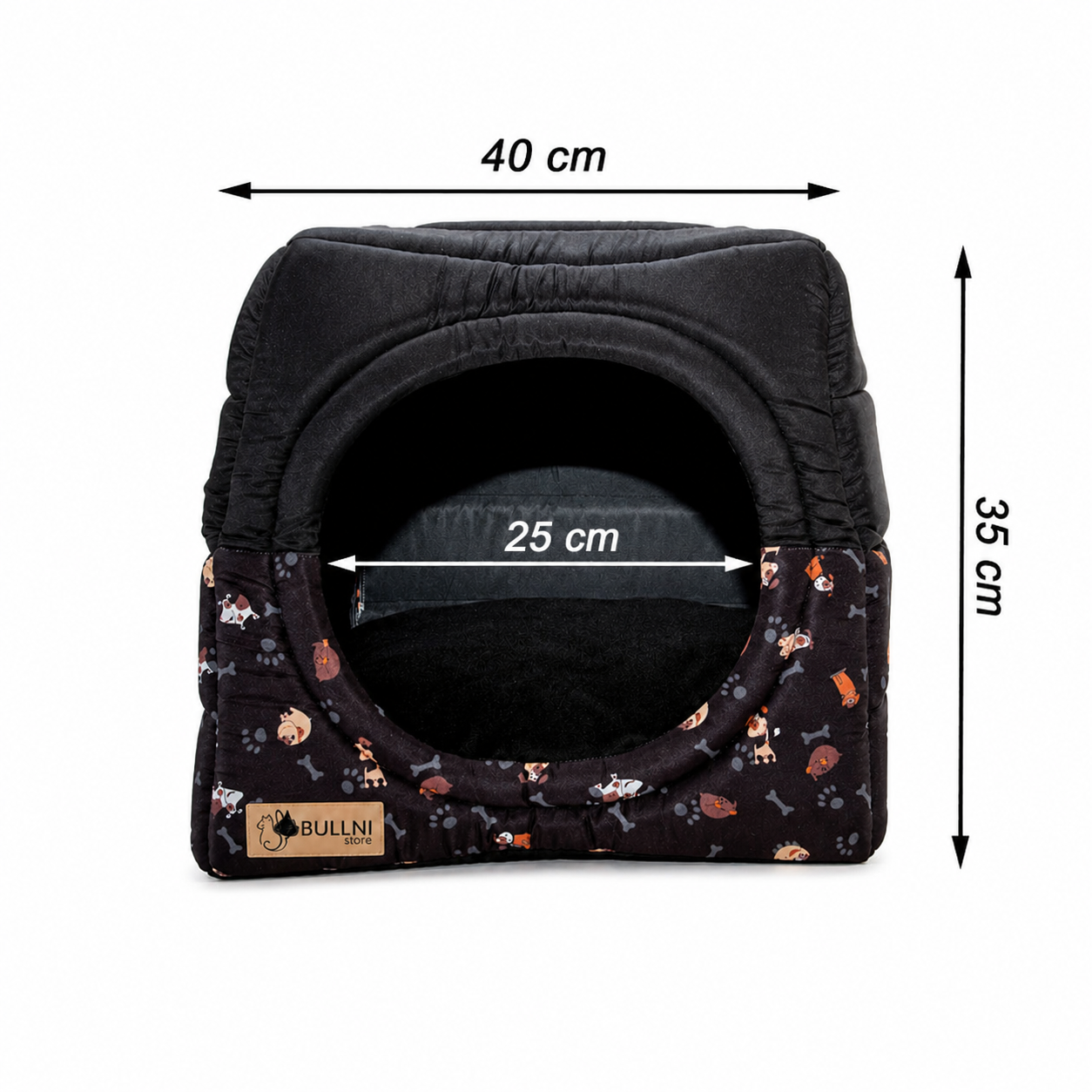 Toca Iglu Pet estampada com Desenhos Bullni Store
