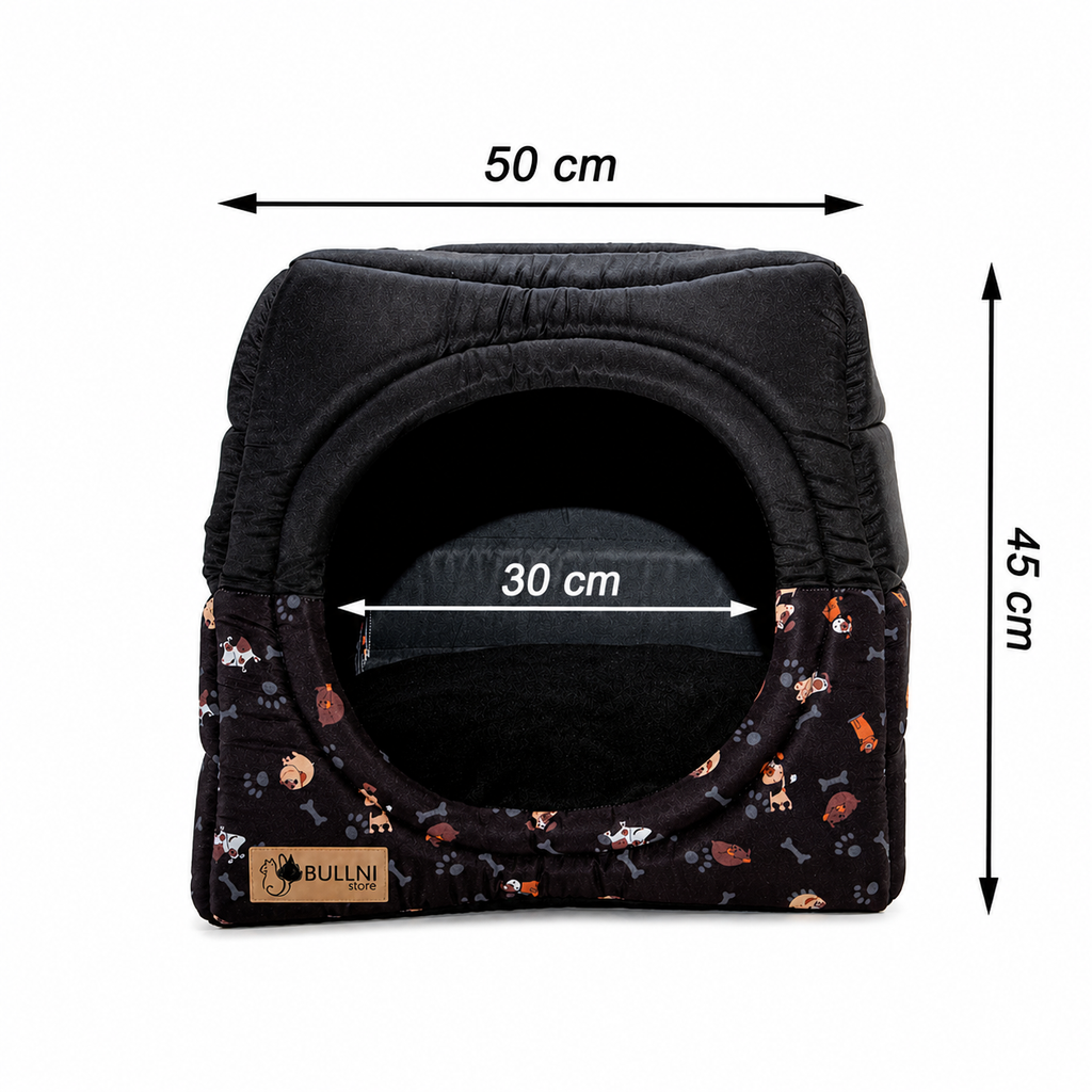Toca Iglu Pet estampada com Desenhos Bullni Store