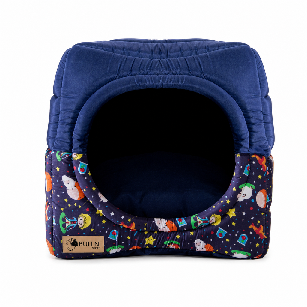 Toca Iglu Pet  Estampada Príncipe Marinho Bullni Store