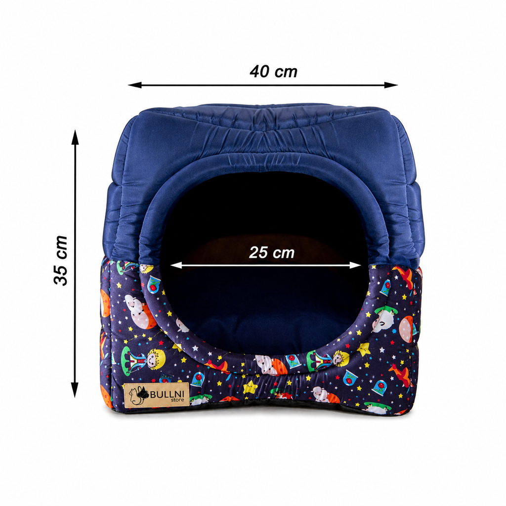 Toca Iglu Pet  Estampada Príncipe Marinho Bullni Store