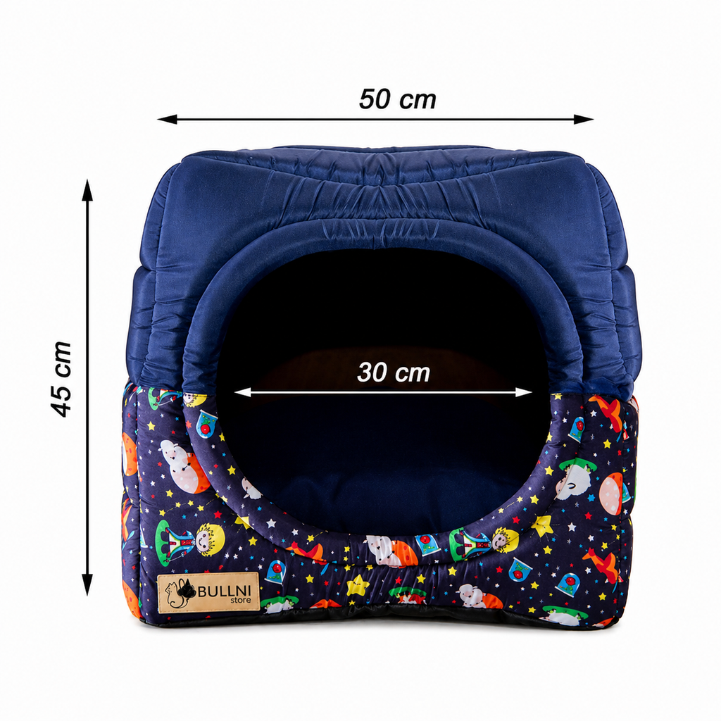 Toca Iglu Pet  Estampada Príncipe Marinho Bullni Store