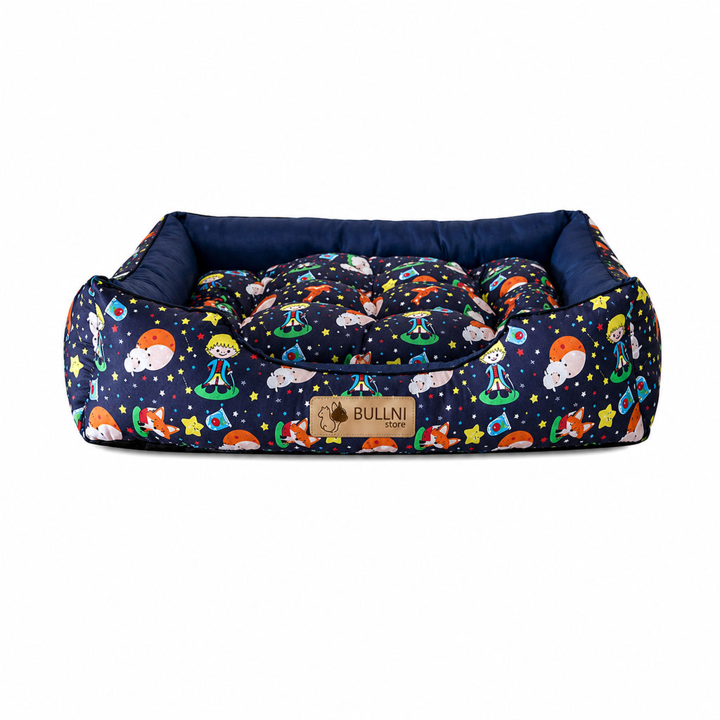 Cama Para Cachorros e Gatos Retangular Pequeno Principe Bullni Store