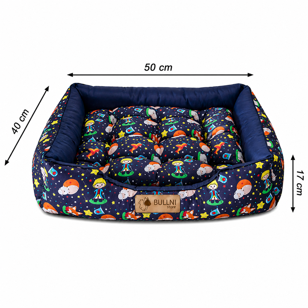 Cama Para Cachorros e Gatos Retangular Pequeno Principe Bullni Store