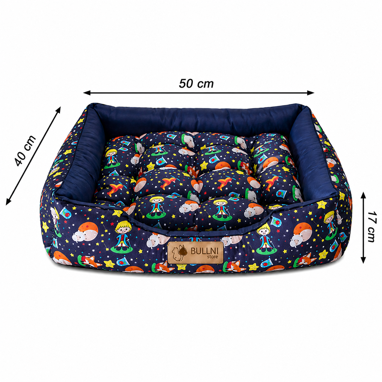 Cama Para Cachorros e Gatos Retangular Pequeno Principe Bullni Store