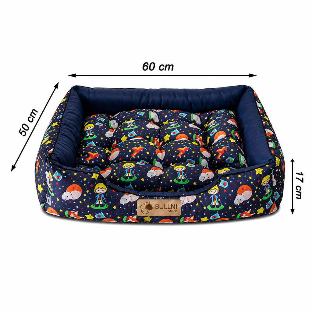 Cama Para Cachorros e Gatos Retangular Pequeno Principe Bullni Store