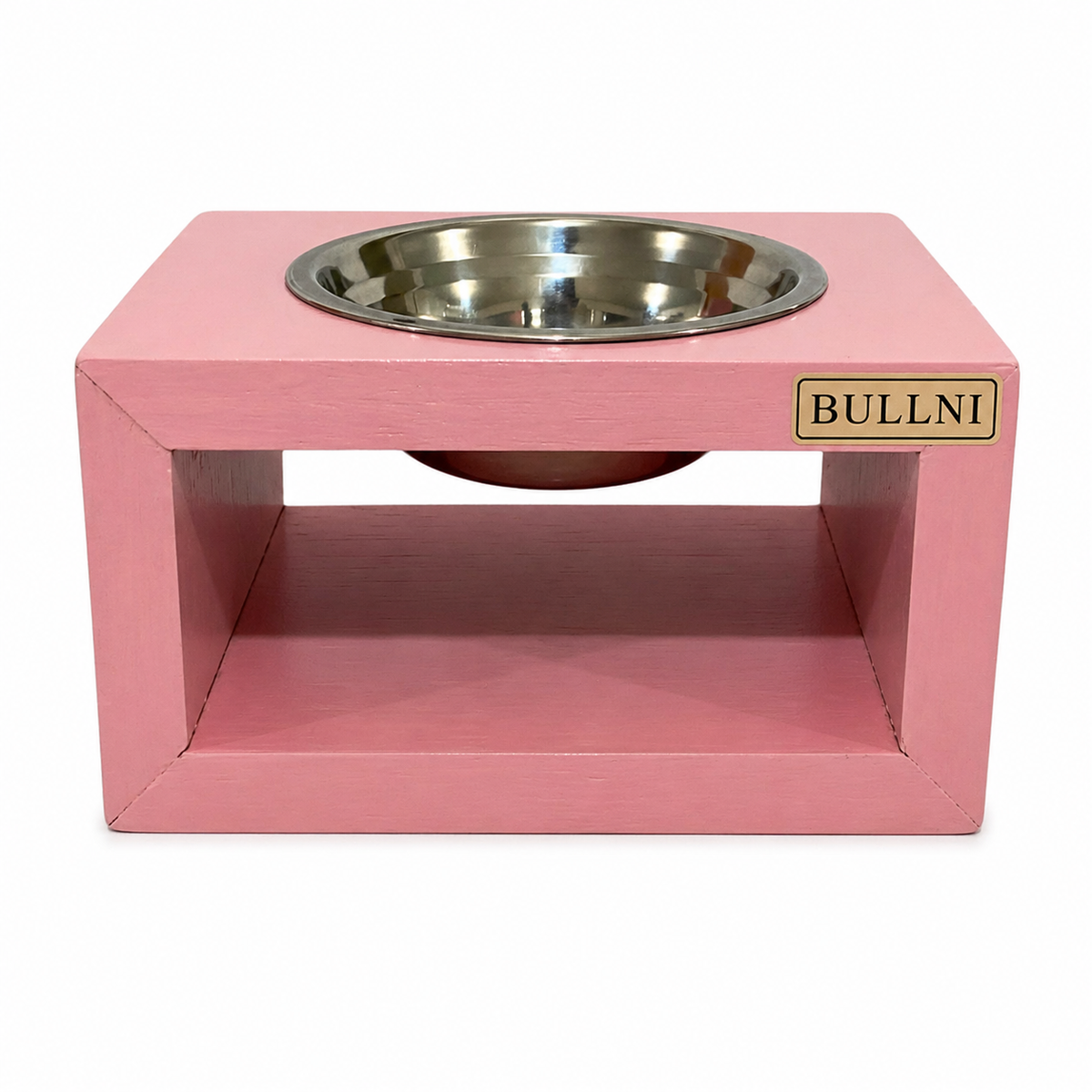 Comedouro Individual de madeira Bullni Store