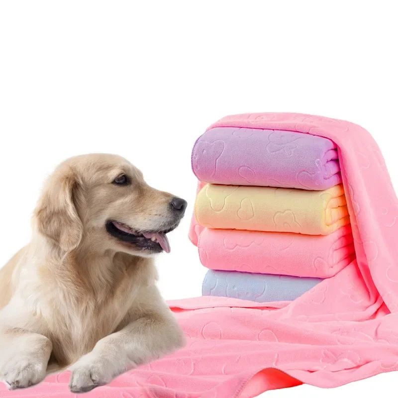 Toalha de Banho Super Absorvente para Pets