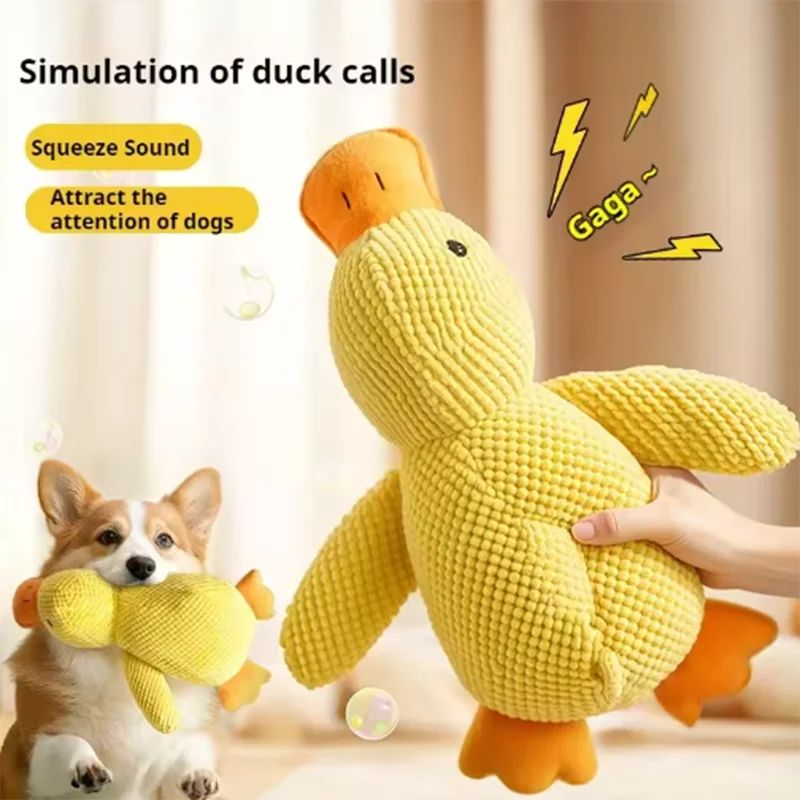 Pato de pelúcia para cães