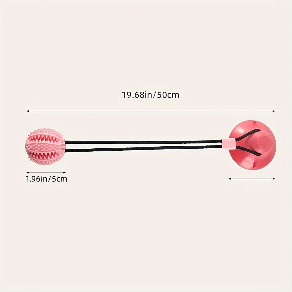 Brinquedo interativo elástico com som  e colocação de alimento