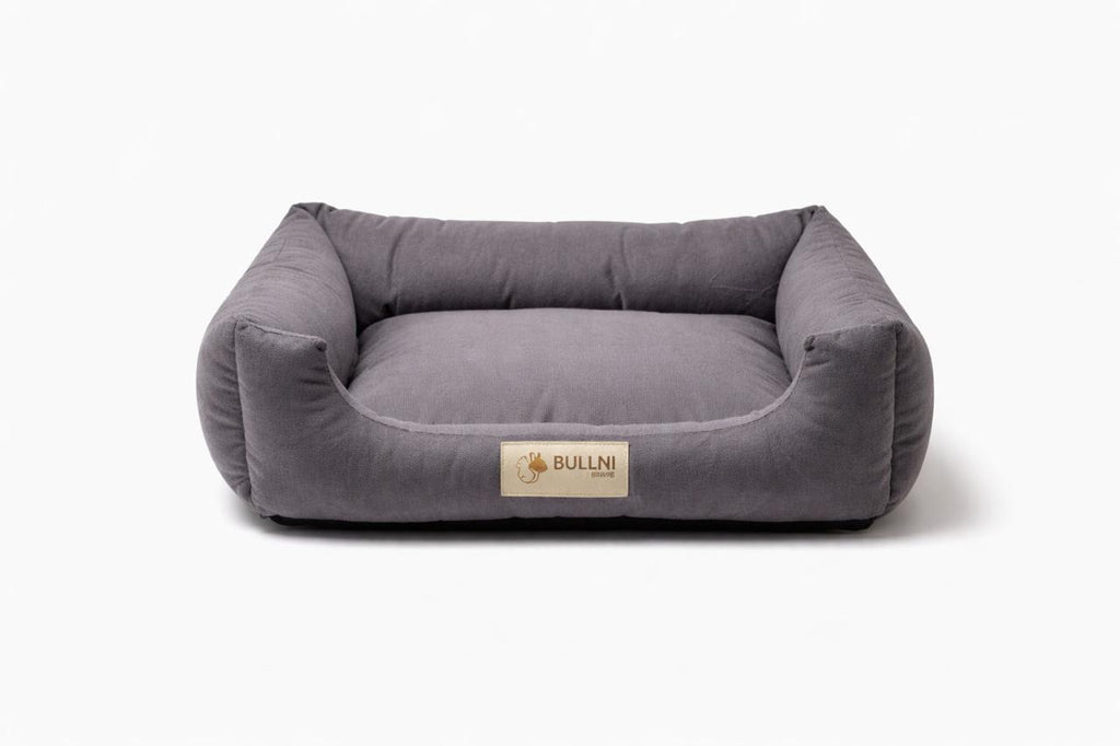 Kit Luxo - Cama, Tapete, Almofada e Cobertor — Cinza